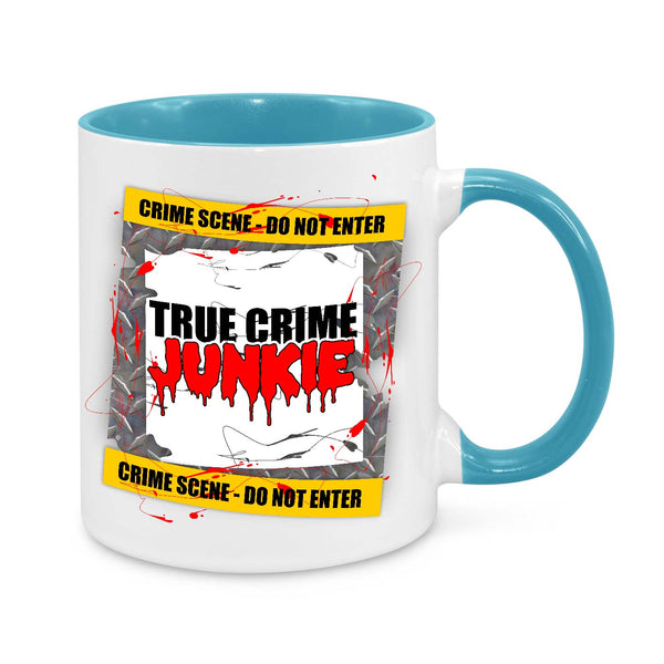 "True Crime Junkie" Mug – The Perfect Gift for Crime Show Addicts!