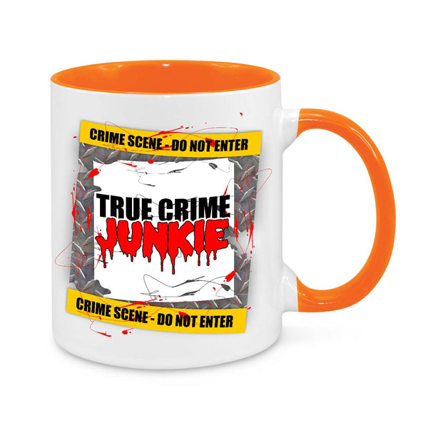 "True Crime Junkie" Mug – The Perfect Gift for Crime Show Addicts!