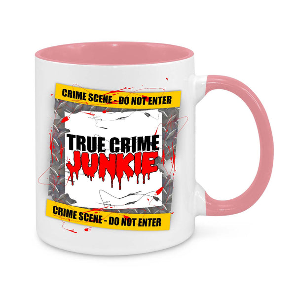 "True Crime Junkie" Mug – The Perfect Gift for Crime Show Addicts!