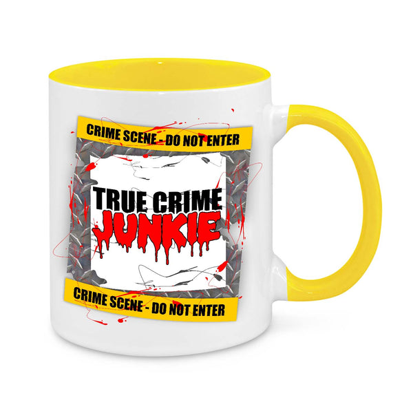 "True Crime Junkie" Mug – The Perfect Gift for Crime Show Addicts!