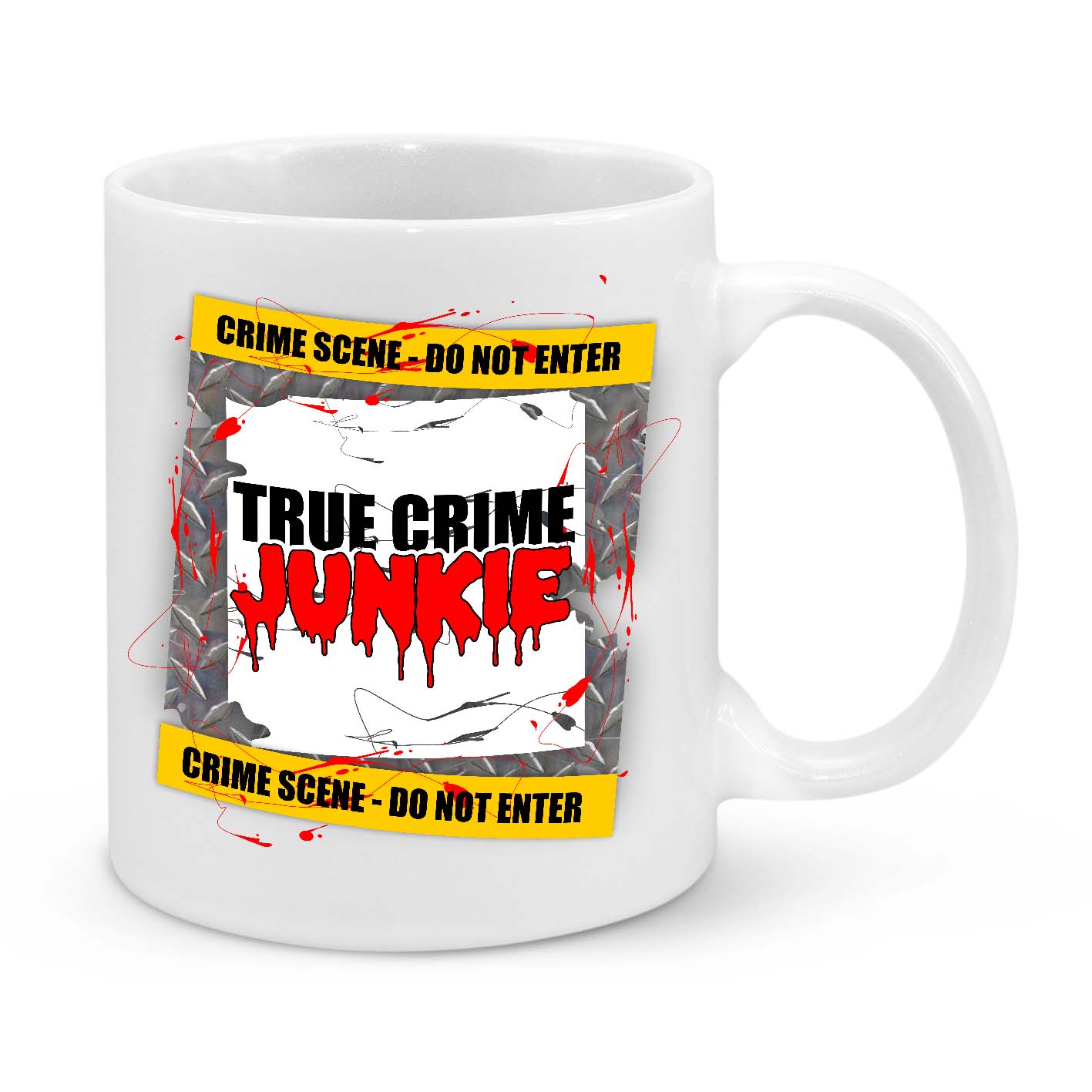 True Crime Junkie Novelty Mug