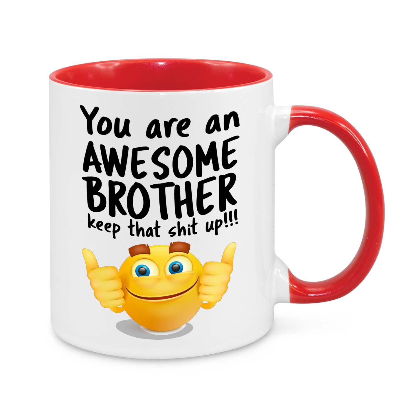 Awesome Brother Mug – Funny Coffee Cup for Brothers | Motivational & Encouraging Gift for Sibling, Birthday, Christmas, or Just Because