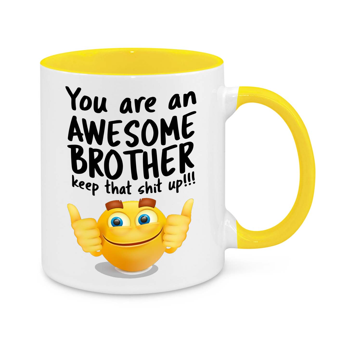 Awesome Brother Mug – Funny Coffee Cup for Brothers | Motivational & Encouraging Gift for Sibling, Birthday, Christmas, or Just Because