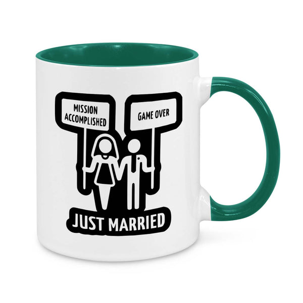 "Game Over – Just Married" Funny Wedding Mug