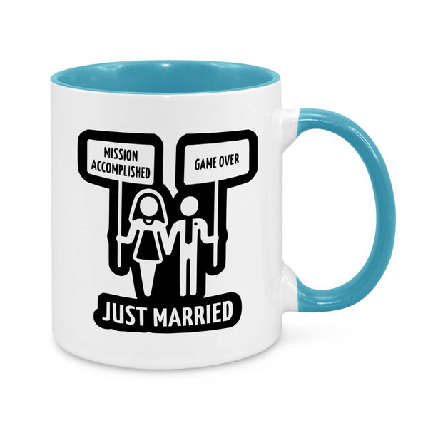 "Game Over – Just Married" Funny Wedding Mug