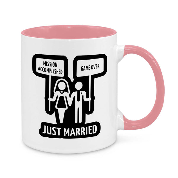 "Game Over – Just Married" Funny Wedding Mug