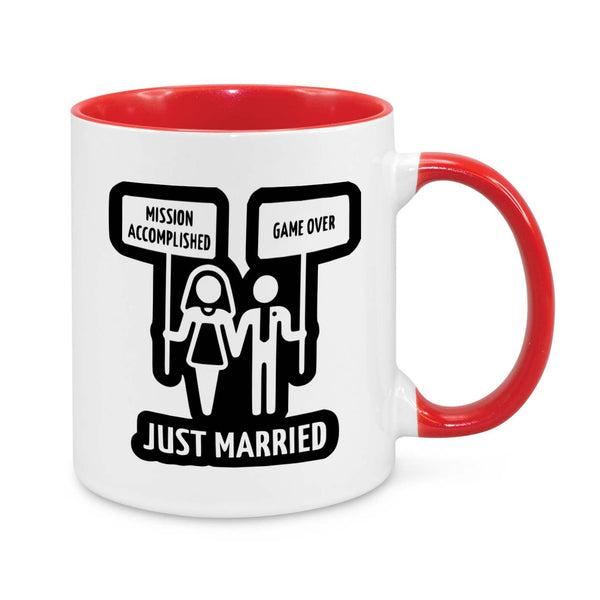 "Game Over – Just Married" Funny Wedding Mug