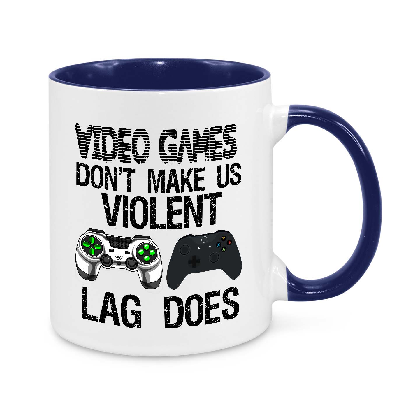 Video Games Don't Make Us Violent Novelty Mug