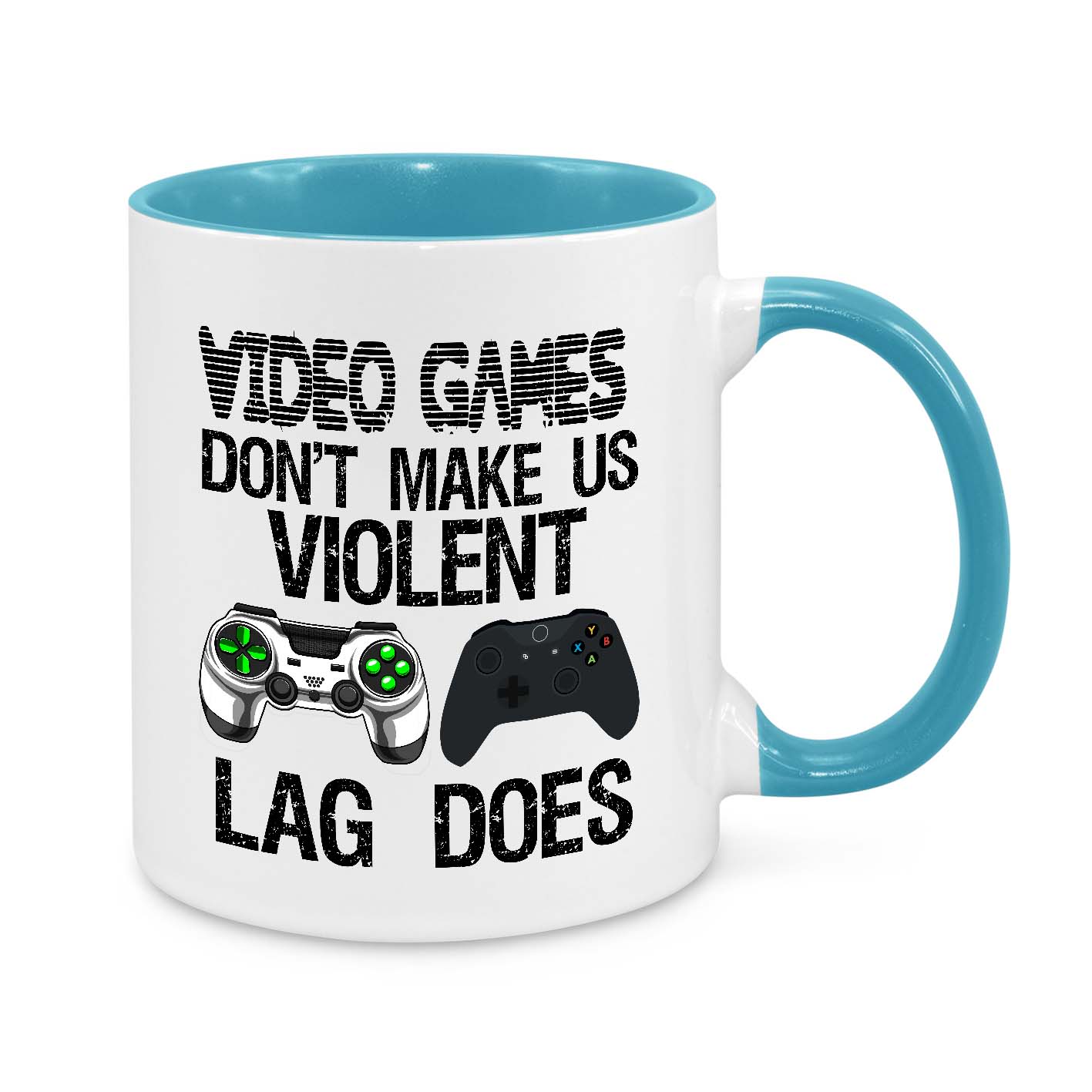 Video Games Don't Make Us Violent Novelty Mug