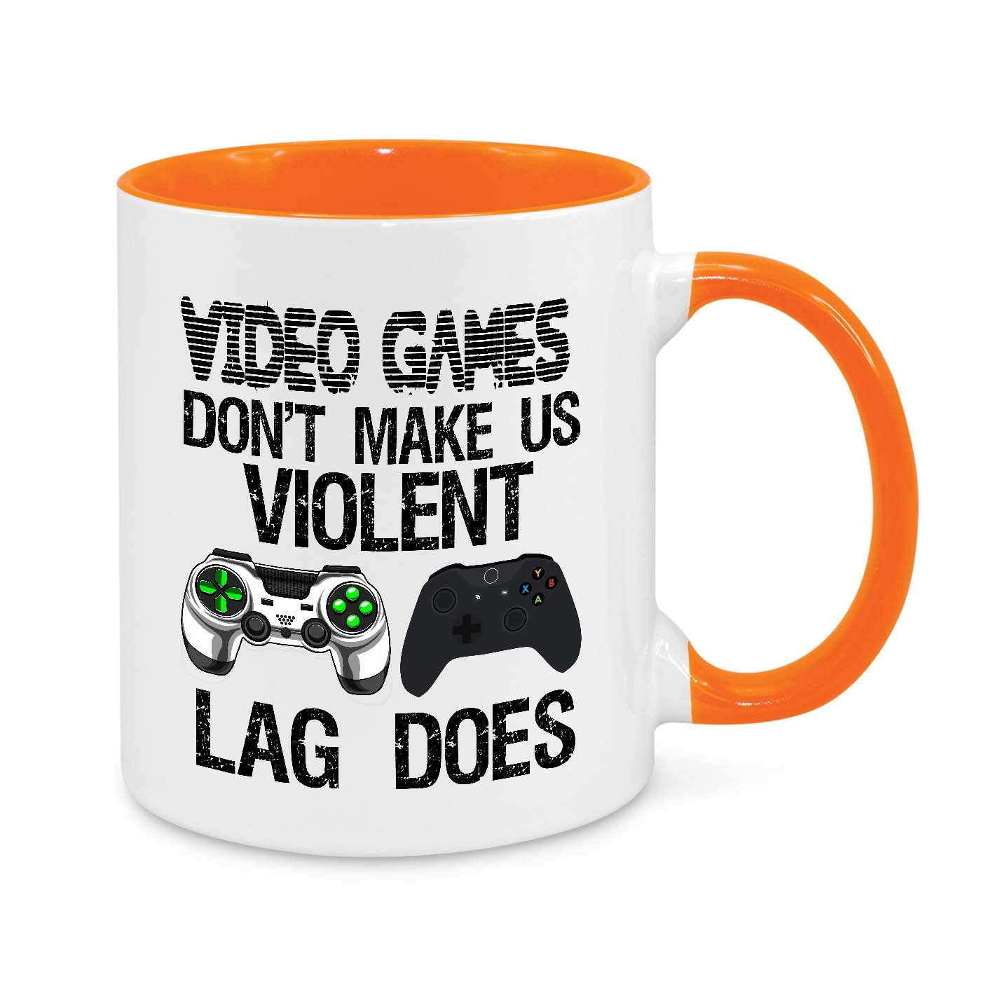 Video Games Don't Make Us Violent Novelty Mug