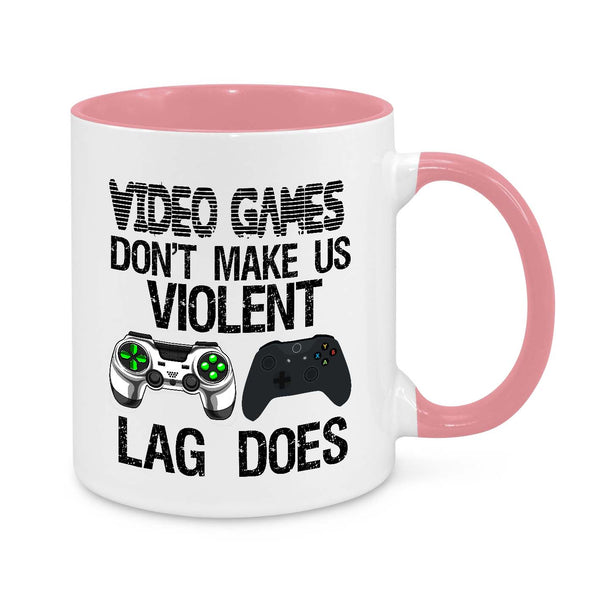 Video Games Don't Make Us Violent Novelty Mug