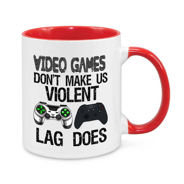 Video Games Don't Make Us Violent Novelty Mug