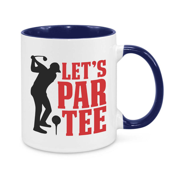Let’s Par Tee Golf Mug – Funny 11oz Coffee Cup for Golfers – Novelty Gift for Golf Lovers, Birthdays & Christmas