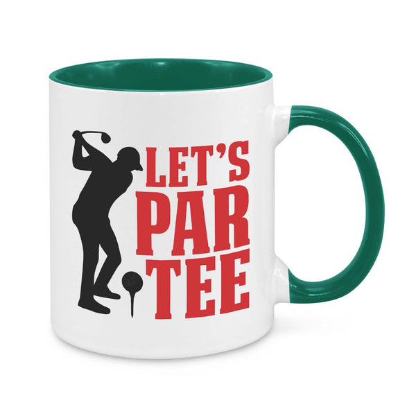 Let’s Par Tee Golf Mug – Funny 11oz Coffee Cup for Golfers – Novelty Gift for Golf Lovers, Birthdays & Christmas