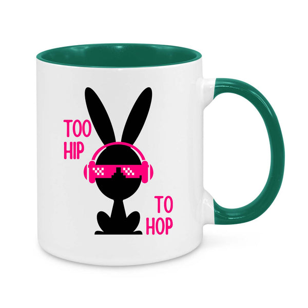 Too Hip to Hop Bunny 11oz Novelty Mug