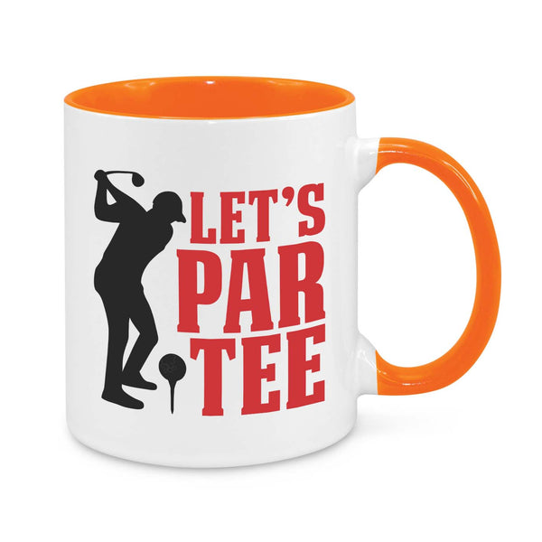 Let’s Par Tee Golf Mug – Funny 11oz Coffee Cup for Golfers – Novelty Gift for Golf Lovers, Birthdays & Christmas