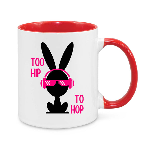 Too Hip to Hop Bunny 11oz Novelty Mug