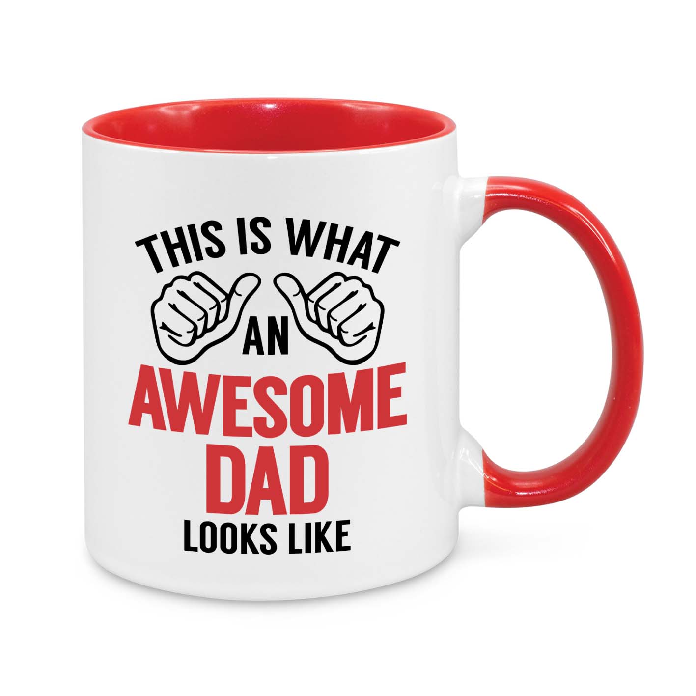 Awesome Dad Mug – Funny 11oz Coffee Cup Gift for Dads – Father’s Day, Birthday & Christmas Present