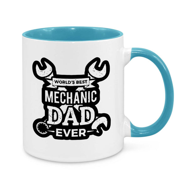 World's Best Dad Mechanic Novelty Mug