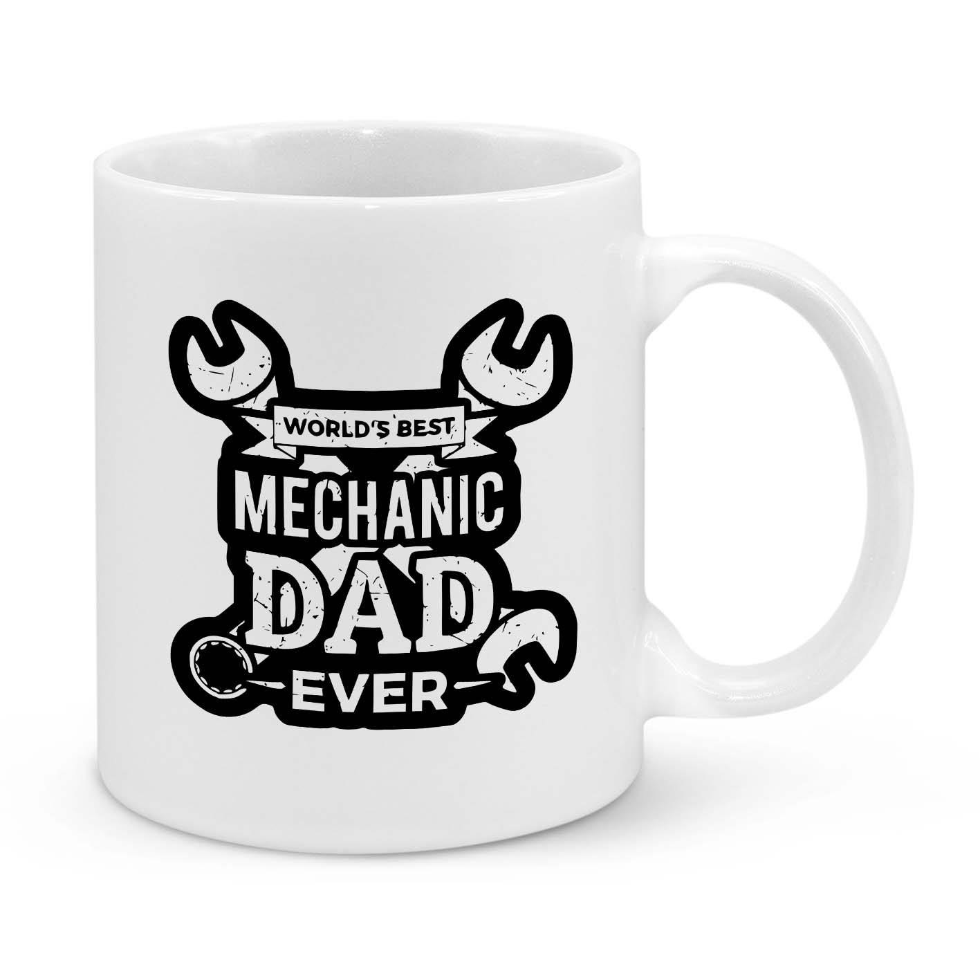 World's Best Dad Mechanic Novelty Mug