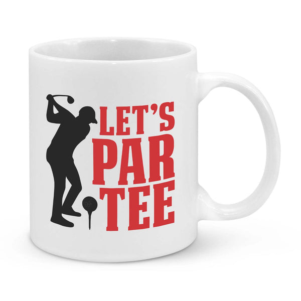 Let’s Par Tee Golf Mug – Funny 11oz Coffee Cup for Golfers – Novelty Gift for Golf Lovers, Birthdays & Christmas
